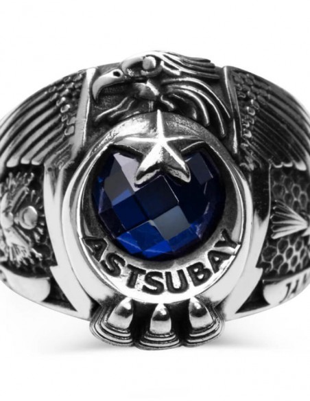 Osmanlı Armalı ve Şualı Jandarma Astsubay Devre Yüzüğü