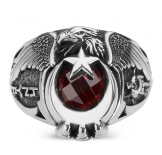 Önce Vatan Yüzüğü (Göktürkçe Türk-Asker)