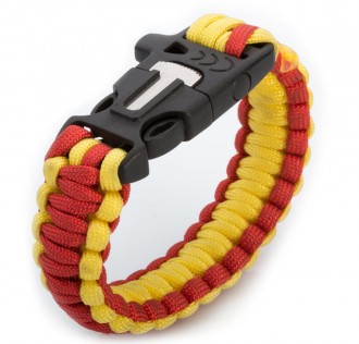 Sarı Kırmızı Taraftar Paracord Bileklik