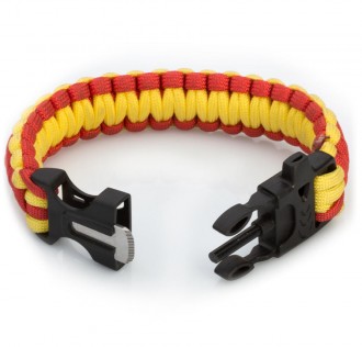 Sarı Kırmızı Taraftar Paracord Bileklik 2