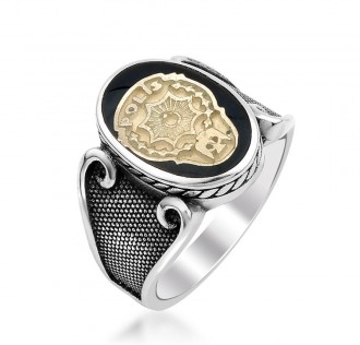 Siyah Mineli Polis Yüzüğü 2