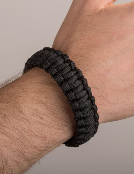 Siyah Renk Pusulalı Outdoor Paracord Bileklik