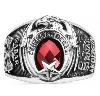 Şırnak Cehennem Deresi Gabar Kartalları Ay Yıldız Askeri Yüzük