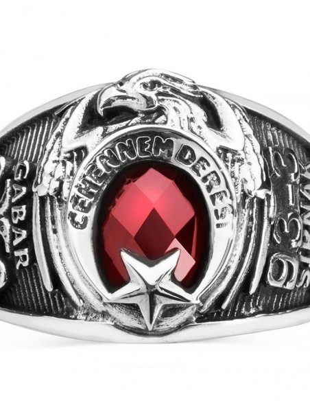 Şırnak Cehennem Deresi Gabar Kartalları Ay Yıldız Askeri Yüzük