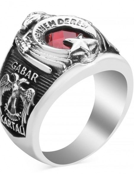 Şırnak Cehennem Deresi Gabar Kartalları Ay Yıldız Askeri Yüzük