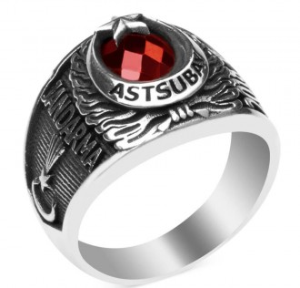 Şualı Jandarma Astsubay Bayan Devre Yüzüğü 2