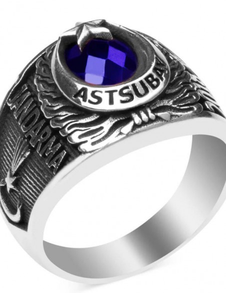 Şualı Jandarma Astsubay Bayan Devre Yüzüğü