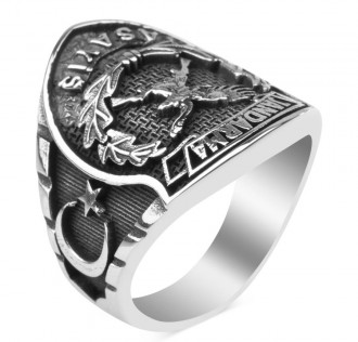 Taşsız Jandarma Asayiş Yüzüğü 2