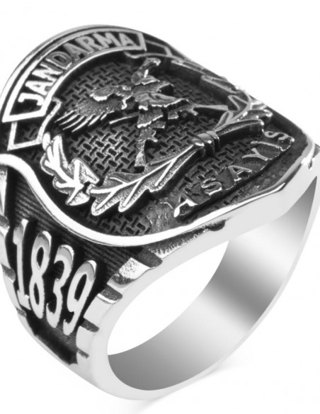 Taşsız Jandarma Asayiş Yüzüğü