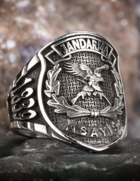 Taşsız Jandarma Asayiş Yüzüğü