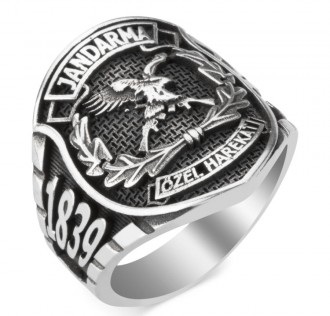 Taşsız Jandarma Özel Harekat (JÖH) Yüzüğü