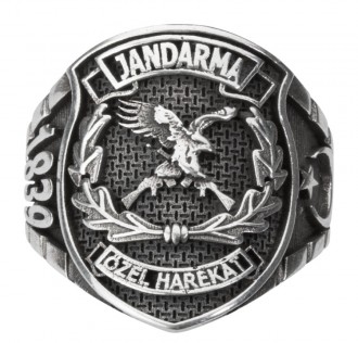 Taşsız Jandarma Özel Harekat (JÖH) Yüzüğü 2