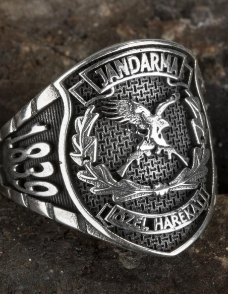 Taşsız Jandarma Özel Harekat (JÖH) Yüzüğü