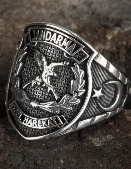 Taşsız Jandarma Özel Harekat (JÖH) Yüzüğü