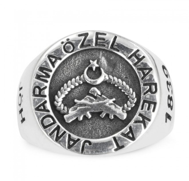 Taşsız Jandarma Özel Harekat Yüzüğü