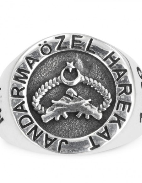 Taşsız Jandarma Özel Harekat Yüzüğü