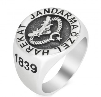 Taşsız Jandarma Özel Harekat Yüzüğü 2