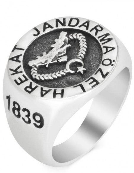Taşsız Jandarma Özel Harekat Yüzüğü
