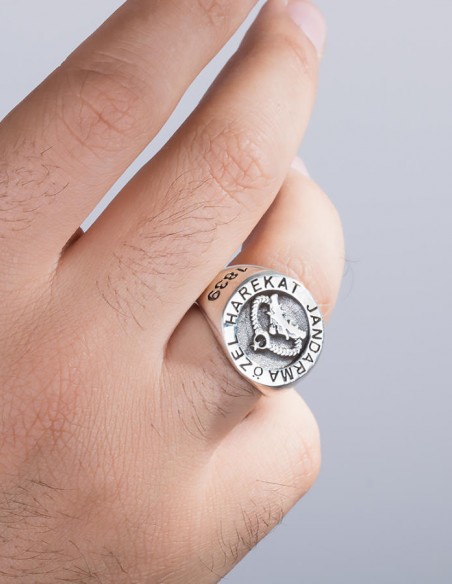 Taşsız Jandarma Özel Harekat Yüzüğü