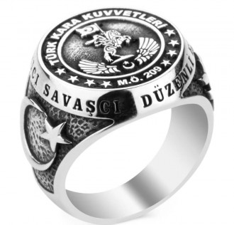 Taşsız Türk Kara Kuvvetleri Yüzüğü 2