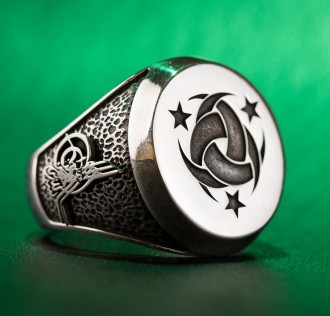 Teşkilât-ı Mahsusa Yüzüğü (Osmanlı Arması-Tuğrası)