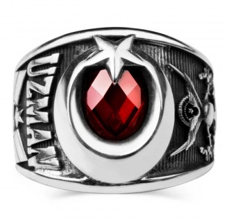 TSK Armalı Uzman Çavuş Asker Devre Yüzüğü