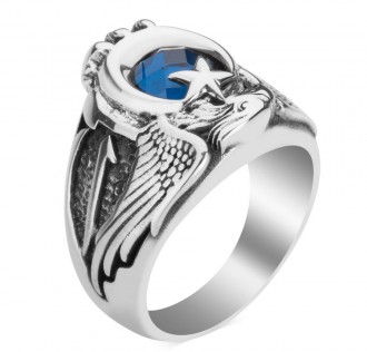 Türk'ün Kudreti Yüzüğü (Osmanlı Arması - Elif) 2