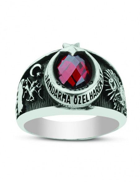 Van Oğuzlar JÖH Ay Yıldız Yüzük