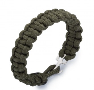 Yeşil Kancalı Paracord Bileklik 2