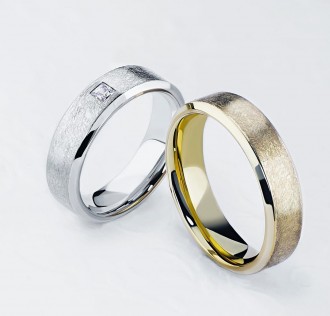 925 Ayar El İşi Altın Kaplama Gümüş Alyans Model 12