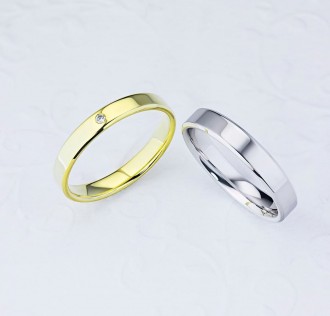 925 Ayar El İşi Altın Kaplama Gümüş Alyans Model 15