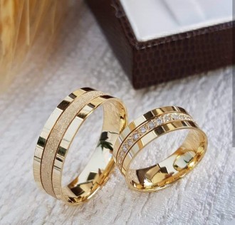 925 Ayar El İşi Altın Kaplama Gümüş Alyans Model 20