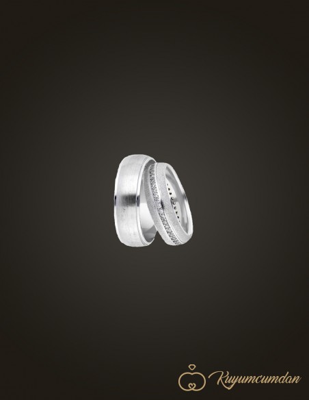 925 Ayar El İşi Gümüş Alyans Model 35