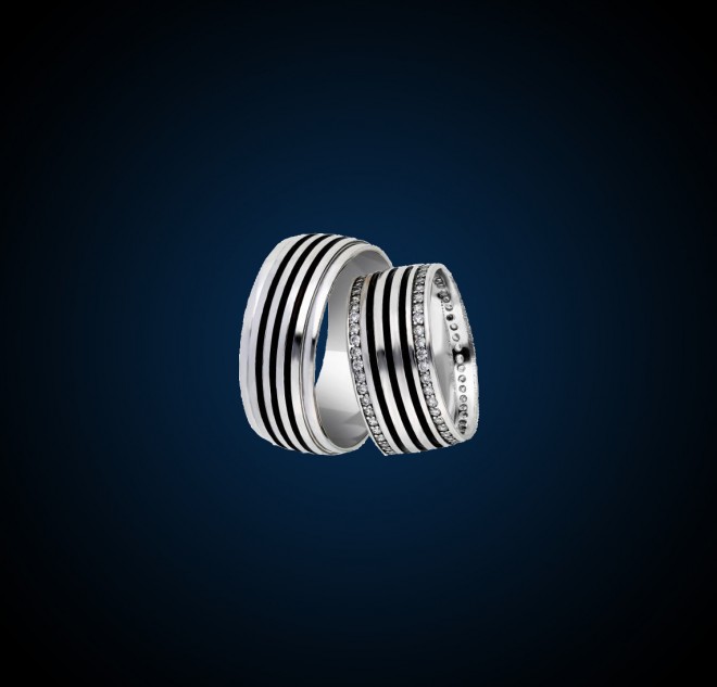 925 Ayar El İşi Gümüş Alyans Model 36