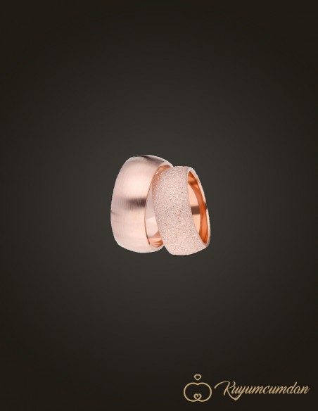 Rose Kaplama El İşi Alyans Model 5