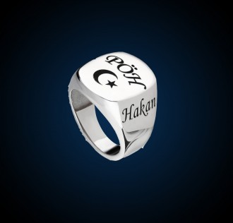 İsteğe Özel Tasarım Erkek Yüzük  Model 4