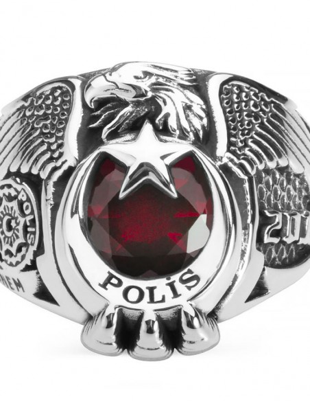 15. Dönem 2017 Kartal Başlı Polis Teşkilatı Yüzüğü