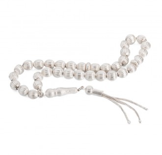 925 Ayar Gümüş Özel Tasarım El İşçilikli Tesbih 2