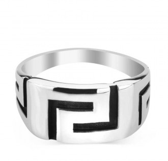 925 Ayar Gümüş Zarif Erkek Yüzük 2