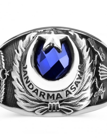 Ay Yıldızlı Jandarma Asayiş Yüzüğü