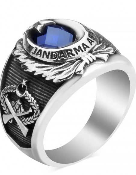 Ay Yıldızlı Jandarma Asayiş Yüzüğü