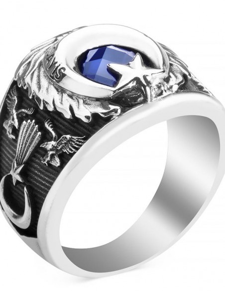 Ay Yıldızlı Jandarma Asayiş Yüzüğü