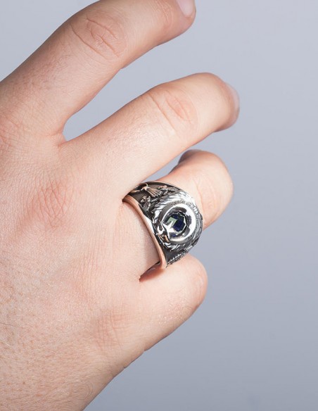 Ay Yıldızlı Jandarma Asayiş Yüzüğü