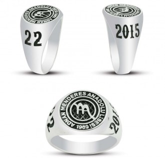 Bahçelievler Adnan Menderes Anadolu Lisesi Yüzüğü 2015 (Bay)