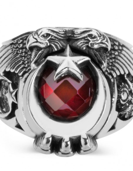 Cihan Hakimiyeti Yüzüğü (Ay Yıldız - Osmanlı Arması)