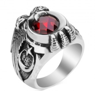 Cihan Hakimiyeti Yüzüğü (Ay Yıldız - Osmanlı Arması) 2