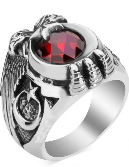 Cihan Hakimiyeti Yüzüğü (Ay Yıldız - Osmanlı Arması)