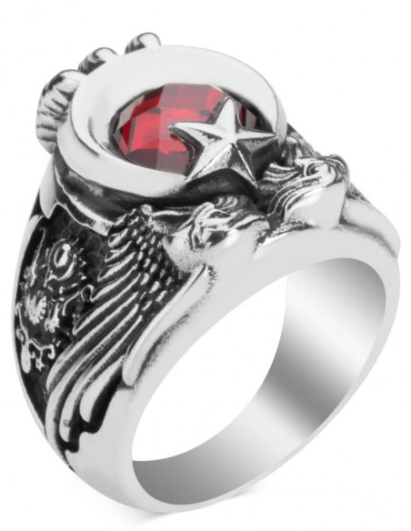 Cihan Hakimiyeti Yüzüğü (Ay Yıldız - Osmanlı Arması)