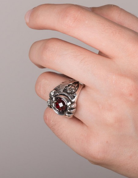 Cihan Hakimiyeti Yüzüğü (Ay Yıldız - Osmanlı Arması)