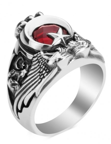 Cihan Hakimiyeti Yüzüğü (Göktürkçe Türk - Bozkurt)